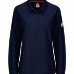 Women's iQ Series® Long Sleeve Polo with 4-Button Placket