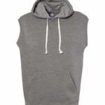 Men's Triblend Sleeveless Hooded Sweatshirt