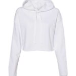 Women's Crop Fleece Hoodie Sweatshirt