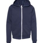 Youth Sponge Fleece Full-Zip Hoodie Sweatshirt