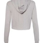 Women’s Triblend Crop Long Sleeve Hoodie Tee