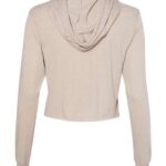 Women’s Triblend Crop Long Sleeve Hoodie Tee