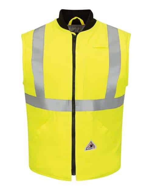 Men's Hi Vis Insulated Vest with Reflective Trim - CoolTouch®2
