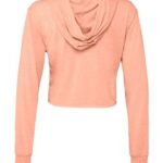 Women’s Triblend Crop Long Sleeve Hoodie Tee
