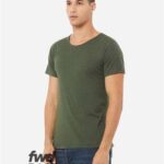 Unisex FWD Fashion Triblend Raw Neck Tee