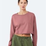 Women's FWD Fashion Crop Long Sleeve Tee