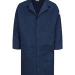 Men's Concealed Snap Front Lab Coat - EXCEL FR® ComforTouch® - 6 oz.