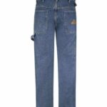 Men's Extended Sizes Flame Resistant Pre-Washed Denim Dungaree