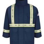 Men's Deluxe Parka With Reflective Trim - EXCEL FR® ComforTouch