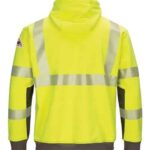 Men's Tall Hi-Visibility Color-Blocked Hooded Sweatshirt