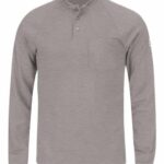 Men's Long Sleeve Henley Shirt- CoolTouch®2