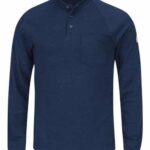 Men's Long Sleeve Henley Shirt- CoolTouch®2