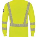 Men's Hi-Visibility Lightweight Long Sleeve Henley