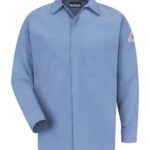 Men's Tall Concealed-Gripper Pocketless Long Sleeve Shirt - CoolTouch® 2