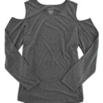 Women's Cold Shoulder Long Sleeve T-Shirt