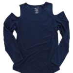Women's Cold Shoulder Long Sleeve T-Shirt