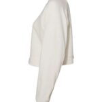 Women's Crop Raglan Fleece Crewneck Sweatshirt