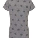Women's Star Print Scoop Neck Tee