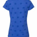 Women's Star Print Scoop Neck Tee