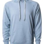 Unisex Icon Lightweight Loopback Terry Hooded Sweatshirt