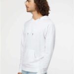 Unisex Icon Lightweight Loopback Terry Hooded Sweatshirt