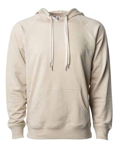Unisex Icon Lightweight Loopback Terry Hooded Sweatshirt