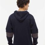 Men's Sport Lace Colorblocked Fleece Hooded Sweatshirt
