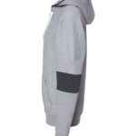 Men's Sport Lace Colorblocked Fleece Hooded Sweatshirt