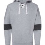 Men's Sport Lace Colorblocked Fleece Hooded Sweatshirt