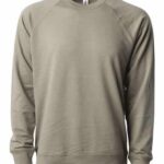 Unisex Icon Lightweight Loopback Terry Crewneck Sweatshirt