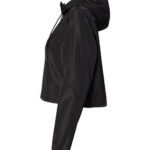 Women's Lightweight Quarter-Zip Pullover Crop Windbreaker