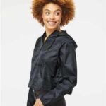Women's Lightweight Quarter-Zip Pullover Crop Windbreaker
