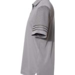 Men's Striped Sleeve Polo