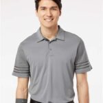 Men's Striped Sleeve Polo