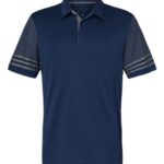 Men's Striped Sleeve Polo