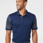 Men's Striped Sleeve Polo