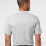 Men's Heathered Colorblocked 3-Stripes Polo