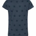 Women's Star Print Scoop Neck Tee