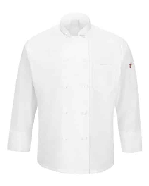 Mimix™ Ten Knot Button Chef Coat with OilBlok