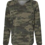 Women’s Lightweight California Wave Wash Hooded Sweatshirt
