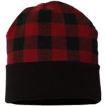 USA-Made Plaid Beanie