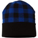 USA-Made Plaid Beanie