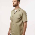 Men's Tall Short Sleeve Work Shirt