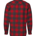 Men's Snap Front Plaid Flannel Shirt