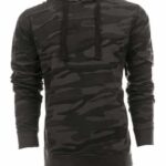 Men's Enzyme-Washed French Terry Hooded Sweatshirt
