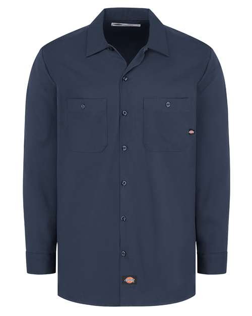 Men's Tall Industrial Cotton Long Sleeve Work Shirt