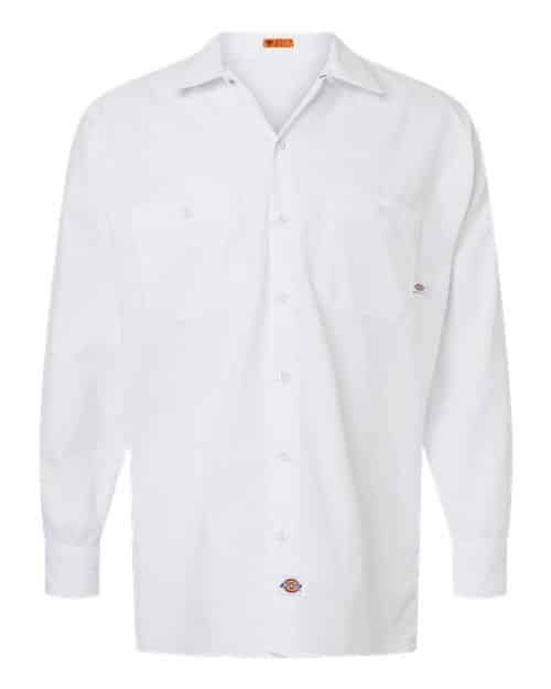 Men's Tall Industrial Long Sleeve Work Shirt