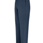 Men's Extended Sizes Flat Front Comfort Waist Pants