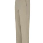 Men's Extended Sizes Premium Industrial Flat Front Comfort Waist Pants