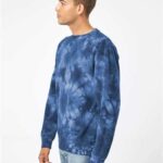 Unisex Midweight Tie-Dyed Crewneck Sweatshirt